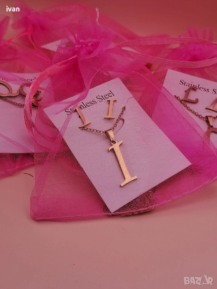 намаление. дамско колие и обици благородна стомана с позлата, снимка 1