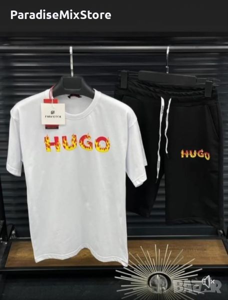 Мъжки екип Hugo Boss Реплика ААА+ бяло , снимка 1