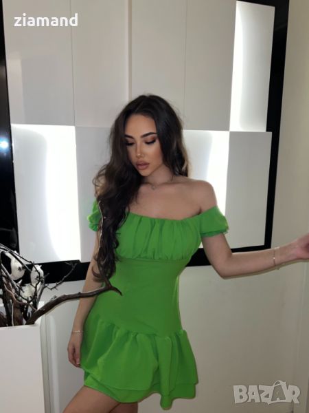 Лятна рокля зелена, снимка 1