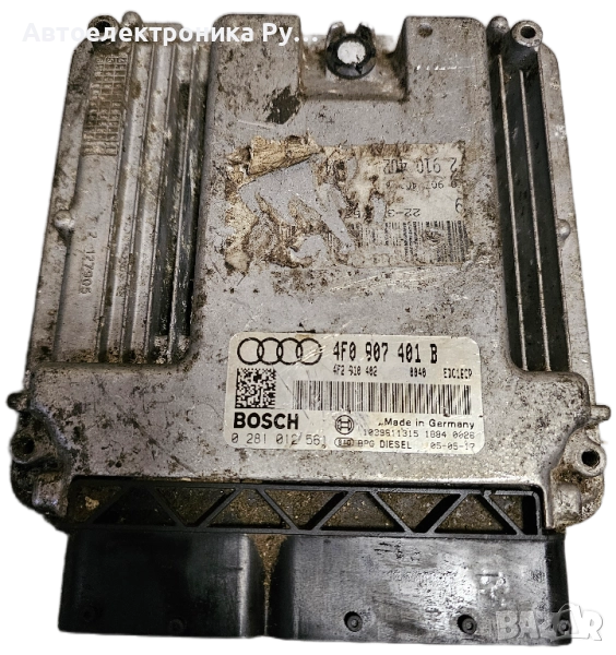 Компютър запалване Audi A6 3.0 TDI 225 ,2004-2011. 4F0907401B , 0281012561, снимка 1