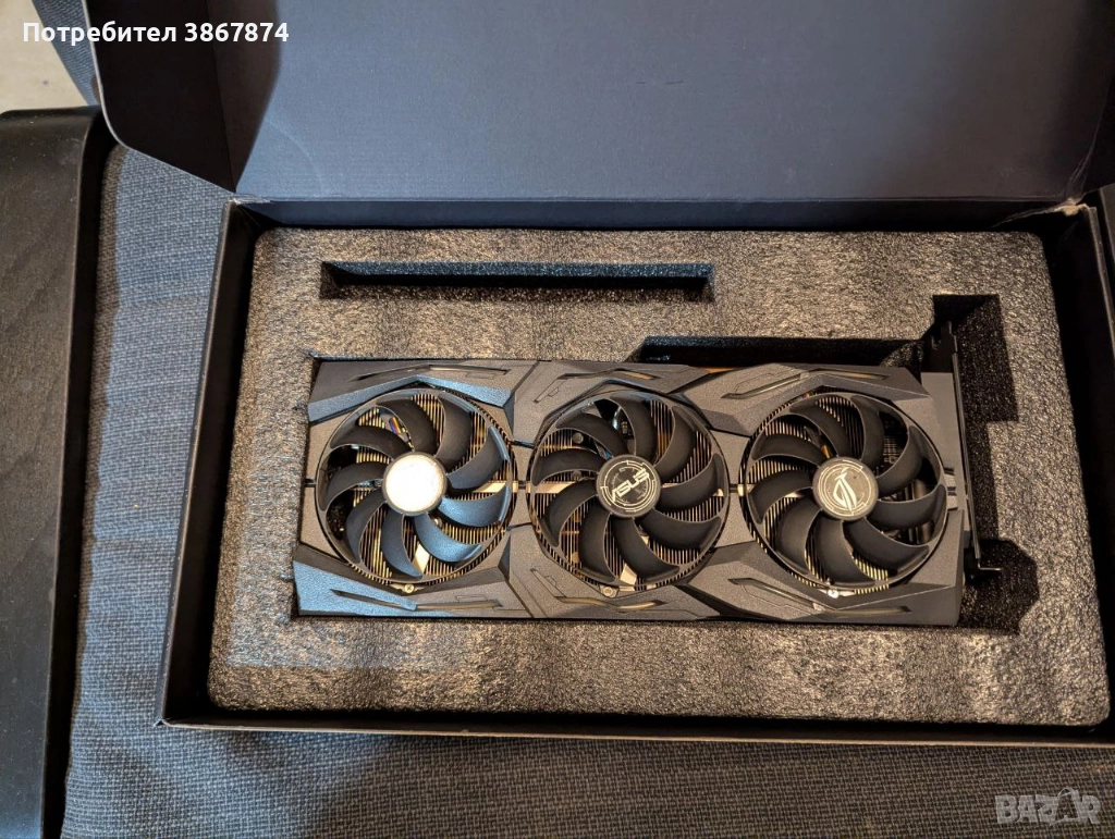 Видео карта ASUS ROG Strix RX 5700 XT OC 8GB – като нова, снимка 1