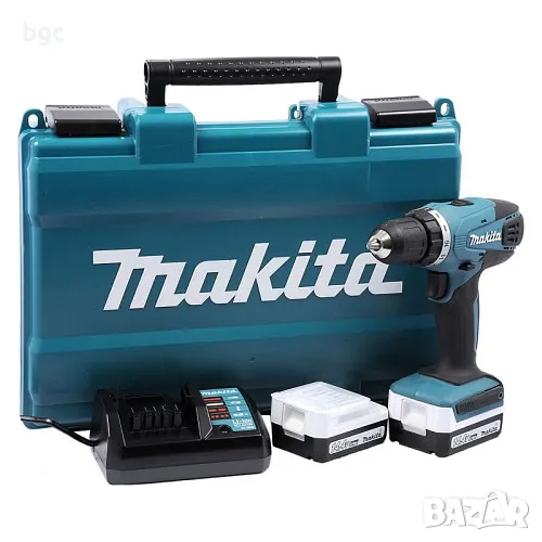 НОВ Акумулаторна бормашина/винтоверт Makita CXT , 14.4 V, 2.0Ah, 30/15 Nm, 1400 об./мин, 2 , снимка 1