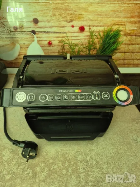 Електрическа скара Tefal OptiGrill+, снимка 1