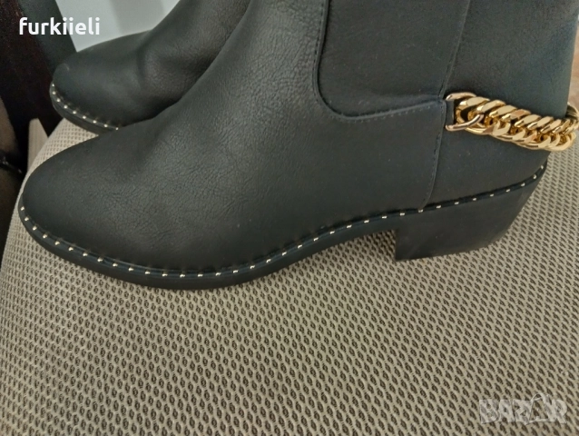 Нови дълги ботуши номер 40 стелка 26 см., снимка 3 - Дамски ботуши - 51855475