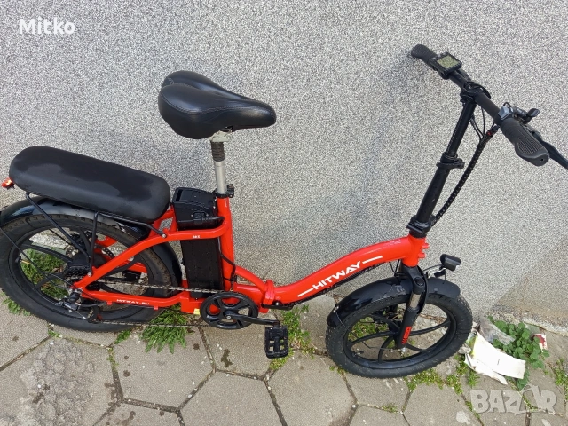 20 цола електрически алуминиев велосипед с 7 скорости усилени ляти капли амортисьори предни дискови , снимка 10 - Велосипеди - 53976594