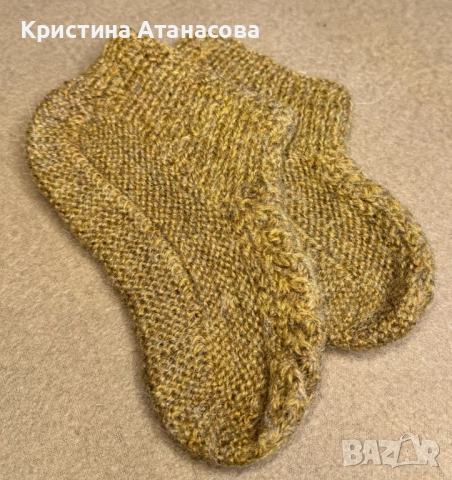 🧶 Ръчно плетени терлици – 6 лв/чифт, снимка 6 - Други - 52080279