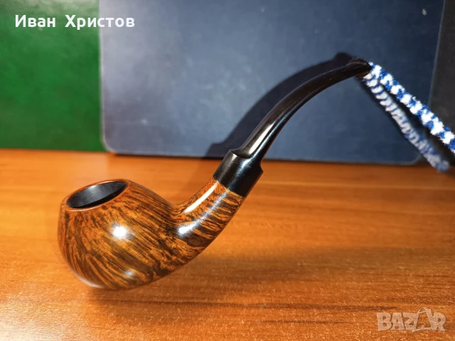 Лула от българск. майстор Георги Бояджиев,красива,от висок клас-"А",в прекрасно състояние,като НОВА!, снимка 3 - Лули - 50812054