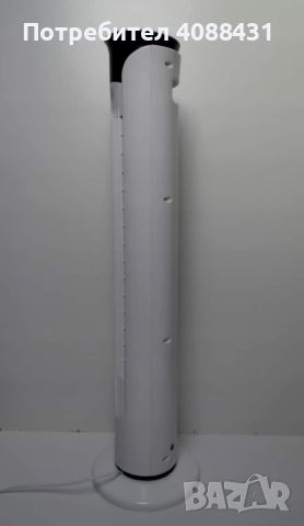  Куловен  вентилатор Black+Decker BXEFT47E, 45W, 3 нива на мощност, пластмаса, 81 см, бял, снимка 4 - Друга електроника - 45618475