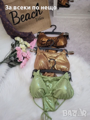 Victoria's Secret Дамски Бронзов Бански С 2 Части👙Дамски Бански С Две Части Код BS-4, снимка 8 - Бански костюми - 51040674
