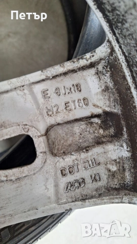 ОРИГИНАЛНИ АЛУМИНИЕВИ ДЖАНТИ МЕРЦЕДЕС МL / GLE /S -CLASS-5x112х66.6-18цола, снимка 6 - Гуми и джанти - 53987126