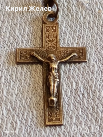 БРОЕНИЦА РОЗАРИУМ с КРЪСТ и МЕДАЛЬОН ДЕВА МАРИЯ КАТОЛИЧЕСКА 47103, снимка 2 - Други ценни предмети - 52492646