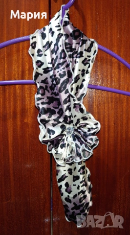 Шал с принт и цвете, снимка 4 - Шалове - 53493753