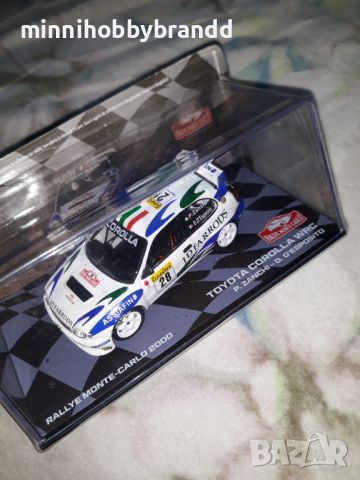 Toyota Corolla WRC Ford Fiesta S2000 Citroen DS 3 R3 Rally Monte Carlo 1.43 Eaglemoss , снимка 3 - Колекции - 46681916