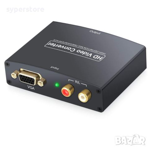 Преобразувател Конвертор VGA - HDMI Digital One SP00509 със звук , снимка 3 - Кабели и адаптери - 46466472