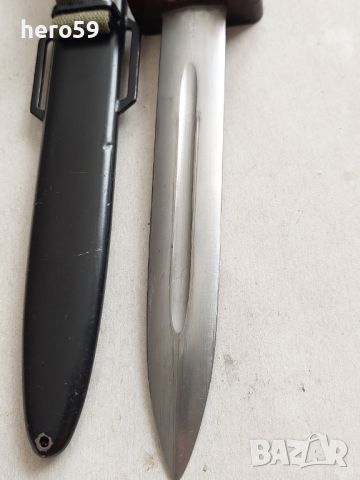/DDR Paratrooper Knife/Немски нож парапропър 1955 и украински нож на батальон Азов 2014, снимка 11 - Антикварни и старинни предмети - 45301441