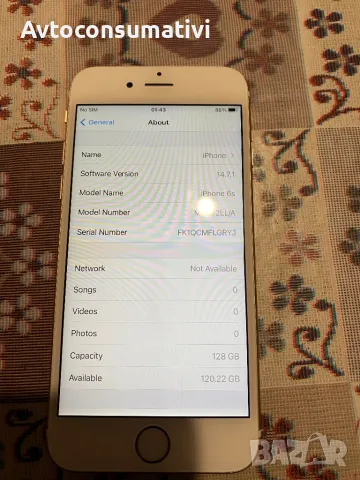 Iphone 6s Батерия на 99% 128GB, снимка 1 - Apple iPhone - 48259799