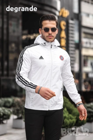 Мъжки Ветровки Nike Adidas Puma, снимка 4 - Спортни дрехи, екипи - 53818956