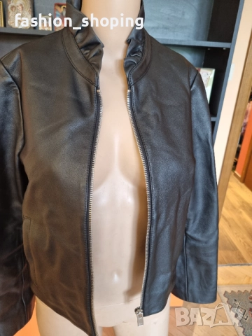 Дамско кожено яке Claudie Pierlot Paris, размер 38, снимка 8 - Якета - 51864202