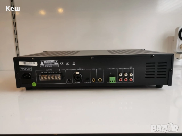 Професионален усилвател 6 канален миксер – 120W, снимка 2 - Ресийвъри, усилватели, смесителни пултове - 53248782