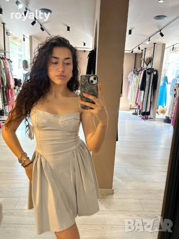 Сива Дамска Рокля 