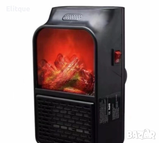 Мини печка с камина ефект, снимка 7 - Отоплителни печки - 52787558