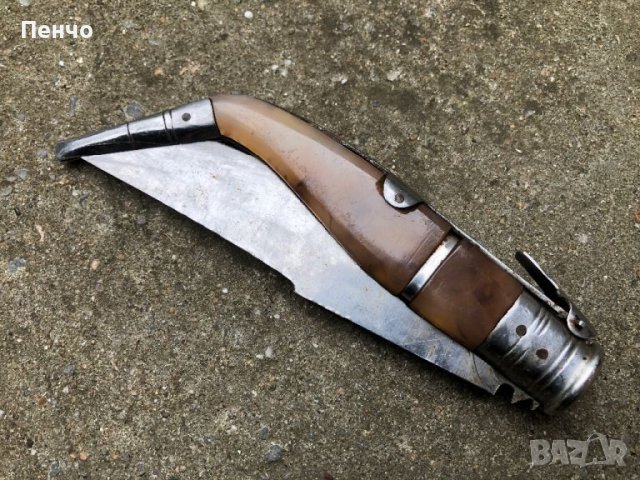 стар боен нож НАВАХА /NAVAJA/, снимка 2 - Ножове - 45552140