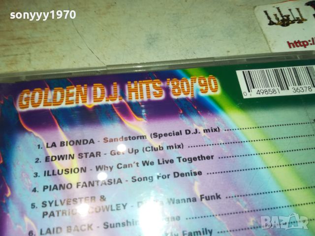 GOLDEN DJ HITS 80/90 CD 2207240943, снимка 8 - CD дискове - 46655101