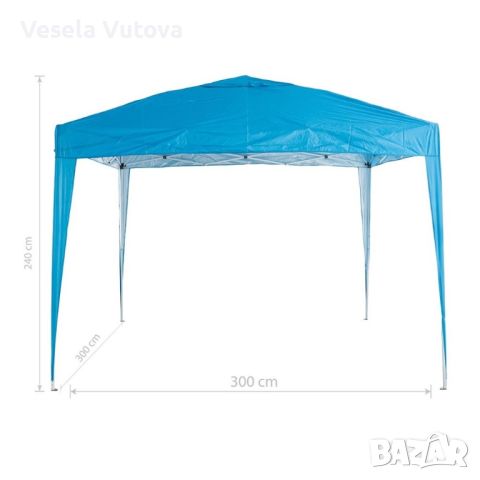 Градинска сгъваема шатра със стоманена конструкция Muhler POP-UP, снимка 1 - Градински мебели, декорация  - 46441357