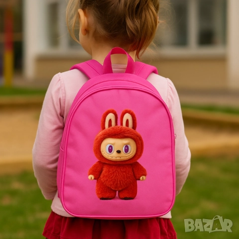 Пъстри детски ранички с герои лабубу, снимка 7 - Раници - 51897459