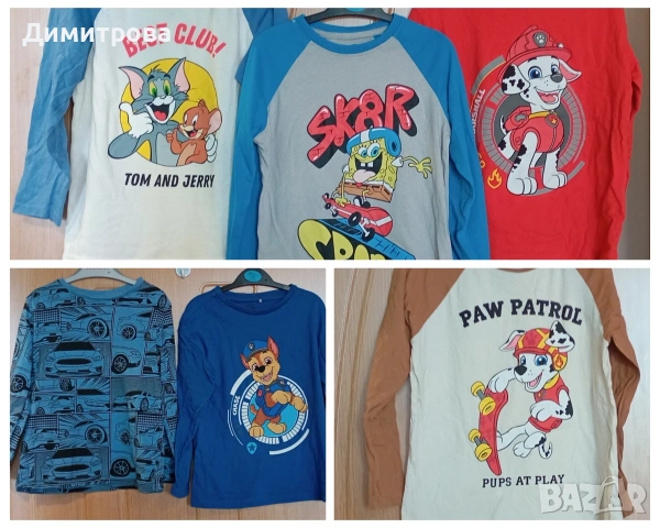 тънки блузки размер 122см