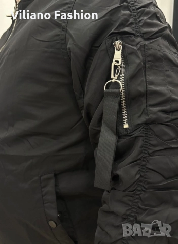 Мъжки бомбер с подплата, снимка 3 - Якета - 52255774