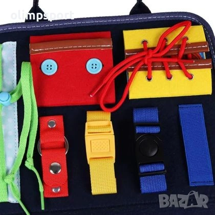 Текстилен несесер за активни занимания със закопчавания. , снимка 4 - Ученически пособия, канцеларски материали - 53937234
