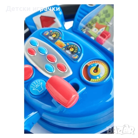 Интерактивна играчка волан със звук и светлини, кормило, снимка 8 - Образователни игри - 52739827