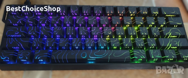 Гейминг AULA WINGO60 Magnetic Switch 61-key механична клавиатура, снимка 6 - Клавиатури и мишки - 54093416