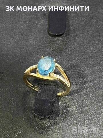 Златен пръстен с камък