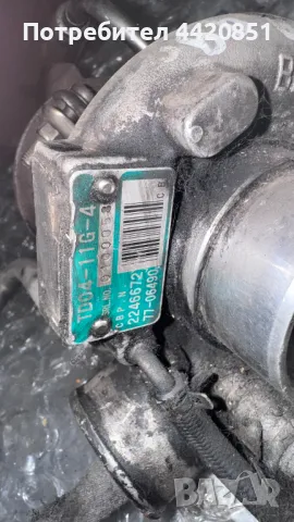 Турбо компресор за Opel Omega - 2246672 / 77-06490, снимка 2 - Части - 50142606