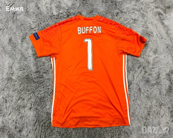 Оригинална тениска Juventus x Buffon x Champions League, Размер XL, снимка 2 - Тениски - 49393275