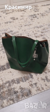 Дамска чанта.Естествена кожа 