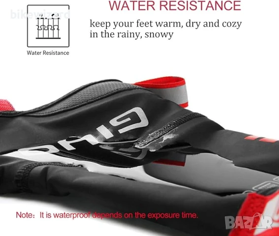 PLATTBK Велосипедни калъфи за обувки, зимни, водоустойчиви НОВИ, снимка 5 - Аксесоари за велосипеди - 51351848