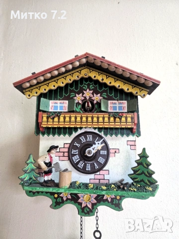 немски часовник кукувица, снимка 3 - Антикварни и старинни предмети - 53495427