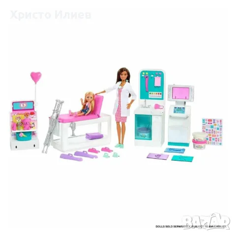 Кукла Барби Barbie с Ортопедична клиника Mattel, снимка 1 - Кукли - 48389966