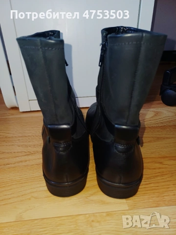 Ecco боти естествена кожа  39, снимка 3 - Дамски боти - 53757005