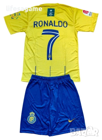 ПОСЛЕДНА БРОЙКА!! Детско - юношески футболен екип Ал Насър Роналдо Al Nassr Ronaldo , снимка 1