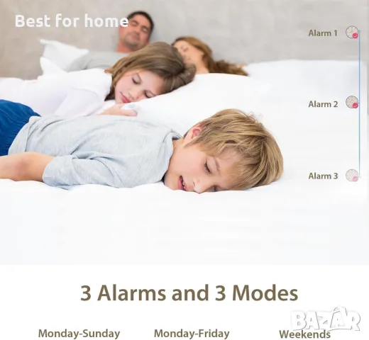 Цифров часовник Raynic, снимка 8 - Друга електроника - 49795484