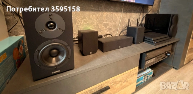 Yamaha 5.1 Home Cinema System – мощен звук, пълен комплект, снимка 2 - Аудиосистеми - 53931387