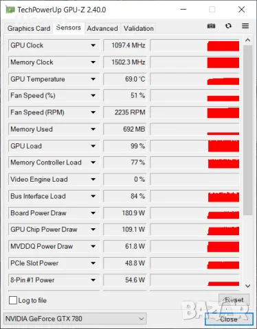 Видео карта Gigabyte Geforce GTX 780, снимка 4 - Видеокарти - 47018263