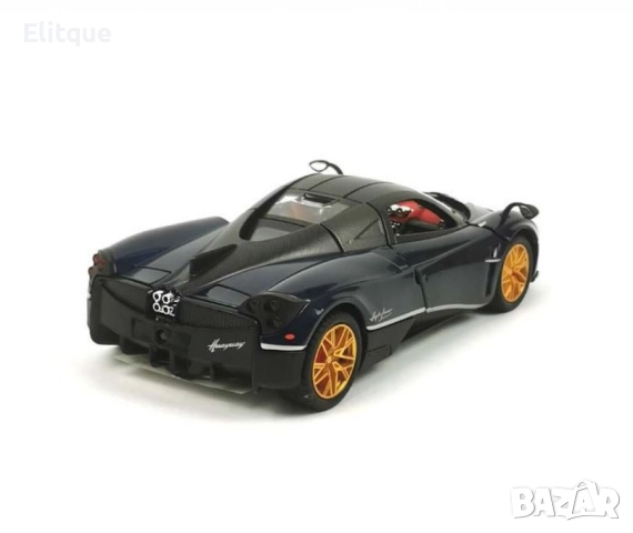 Метална количка Pagani с пушек, звук и светлина, снимка 6 - Коли, камиони, мотори, писти - 52752019