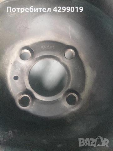 Продавам железни джанти 15-ки! 4х100, снимка 5 - Гуми и джанти - 52895408