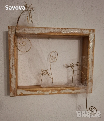 Обемна картина "Котки", снимка 8 - Картини - 53474457