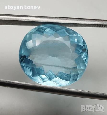 Рядък и Голям Естествен Аквамарин 10.59 карата – "SANTA MARIA" BLUE!, снимка 9 - Други - 53893051